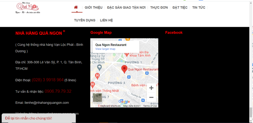 Nhúng địa điểm Google Maps trên Website