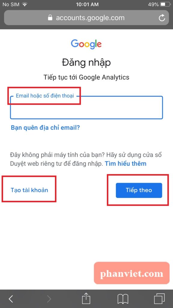 dang-nhap-tai-khoan-khoa-hoc-google-analytics-phan-tich-kinh-doanh-tren-dien-thoai