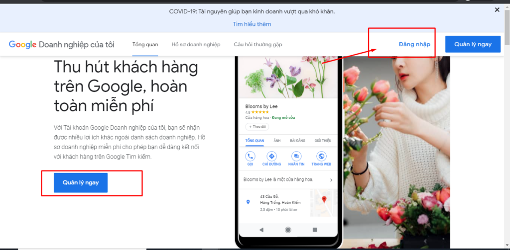 Tạo tài khoản google map google business